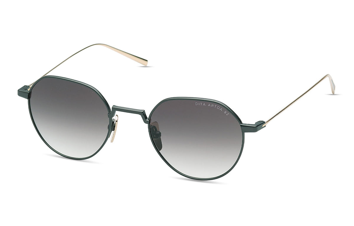 DITA Black Iron - White Gold (lens is Grey to Clear Gradient) DTS437-A-02.