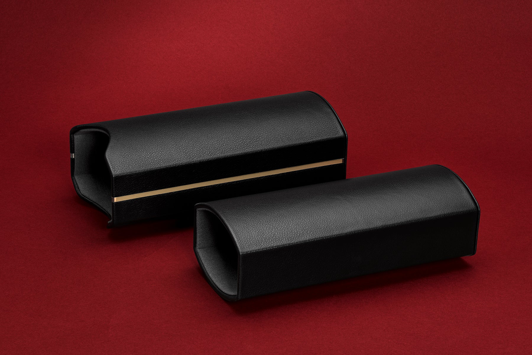 Large Leather Hard Shell Eyewear Case