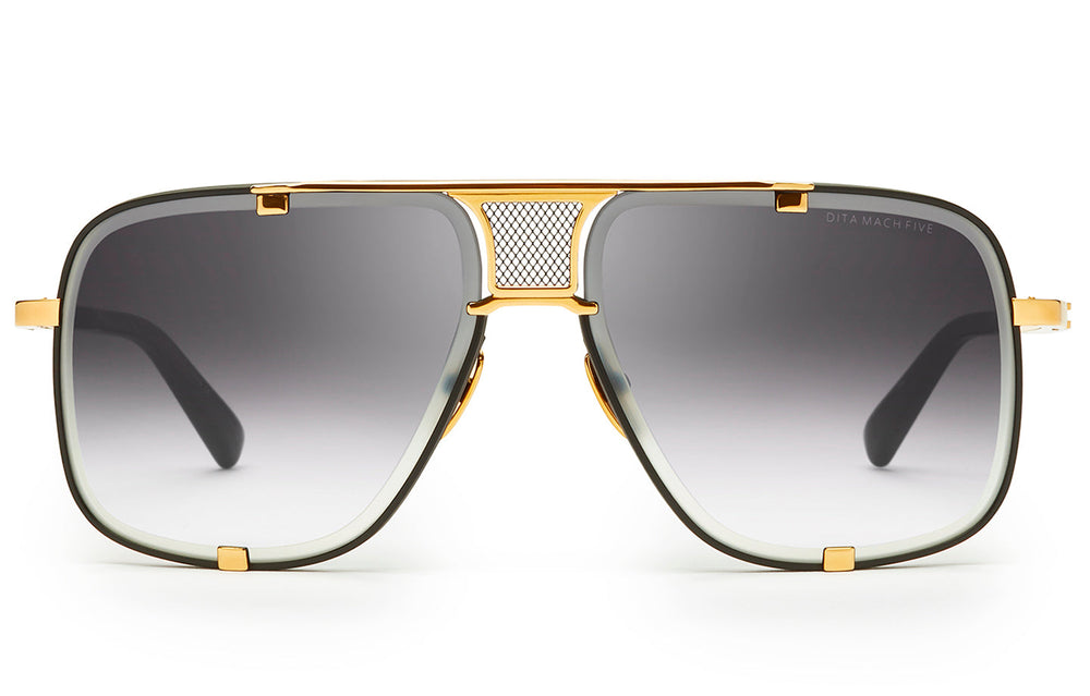 Lunettes De Soleil DITA Mach 5 Édition Limitée Bleues - Monture Or, 1/600, Occasion Homme