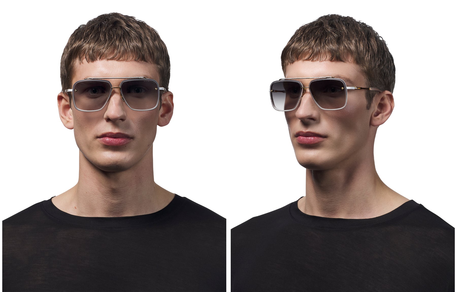 Glasses Dita Mach Six Rose Gold Dita Men's Sunglasses Rose Gold