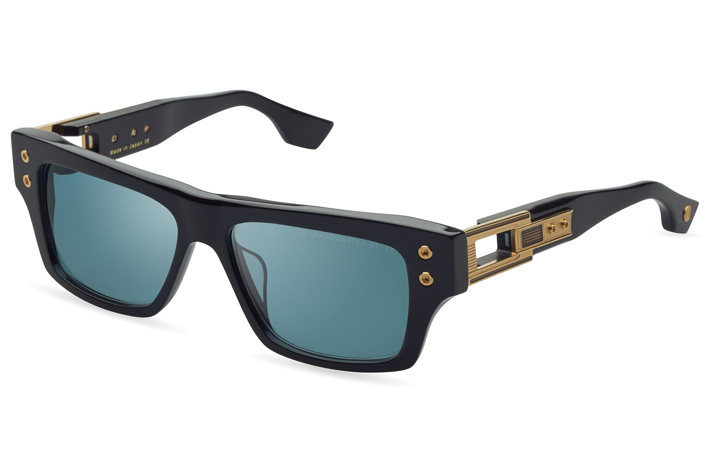 New Dita LXN EVO Matte Black/Gold Sunglasses - Sun Optics online